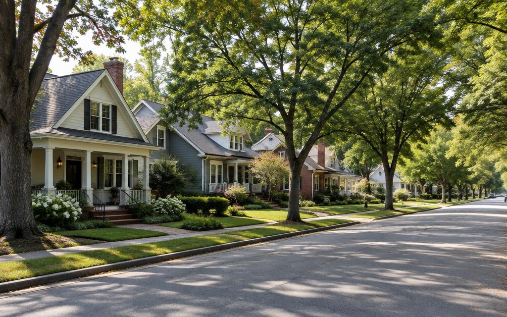 Editorial view of the Harrisburg, North Carolina area for Neighborhoods