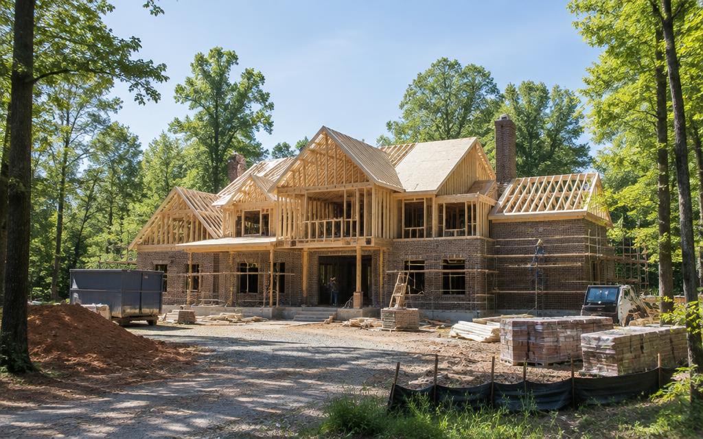 Editorial view of the Harrisburg, North Carolina area for New Construction